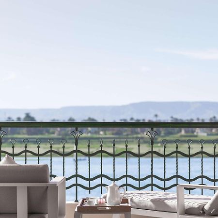 Steigenberger Nile Palace Luxor - Convention Center Exterior foto View of the Nile from the Four Seasons Hotel